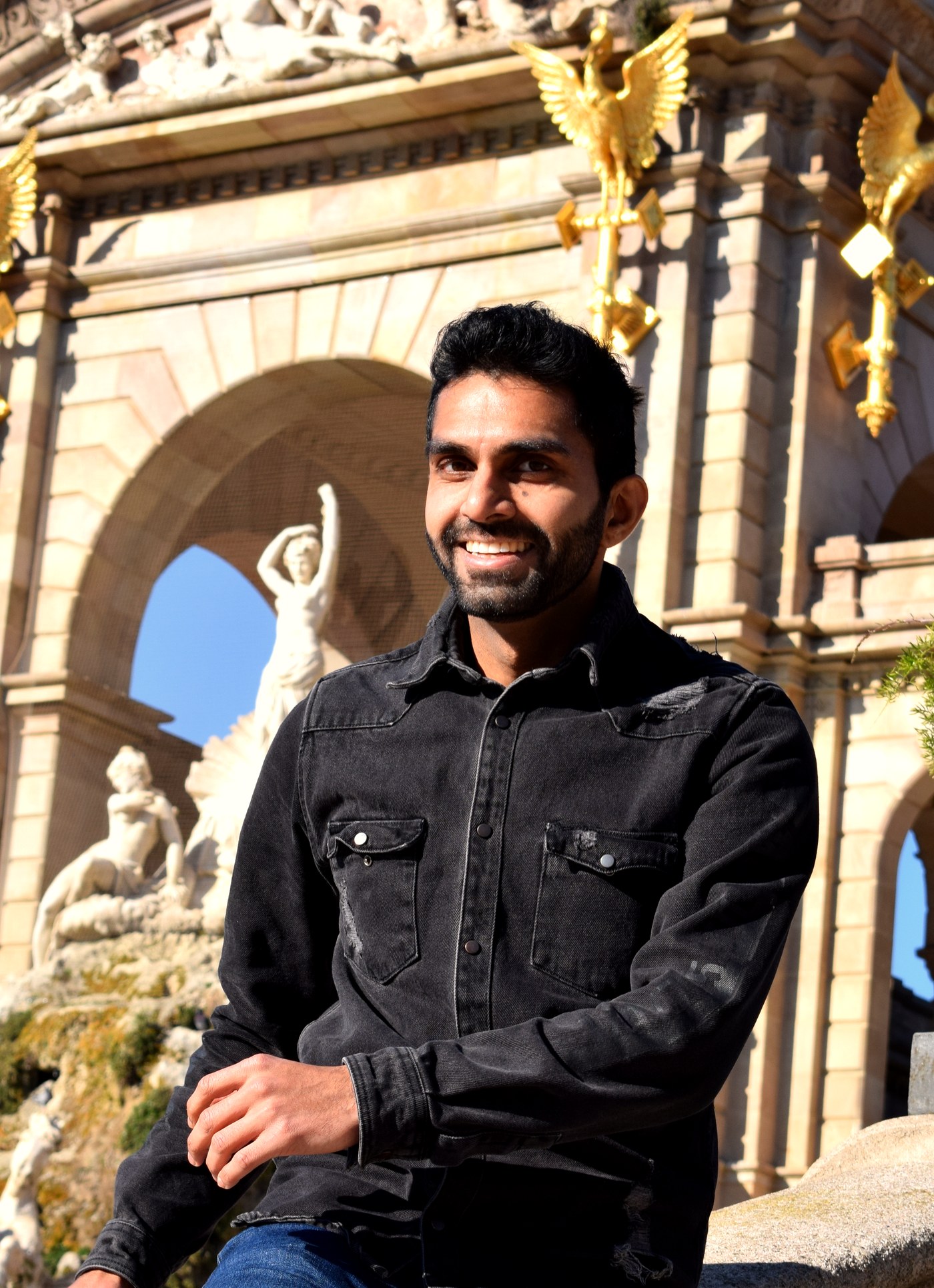Pratik Renuse on stage at TEDx